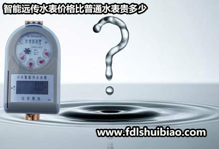 智能远传水表价格比普通水表贵多少