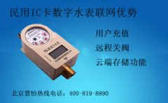 民用IC卡数字水表之联网