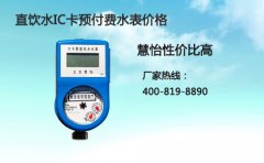 直饮水IC卡预付费水表价格高吗