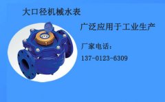 大口径机械水表有它的不可替代
