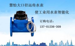 大口径远传水表使工业用水智能化