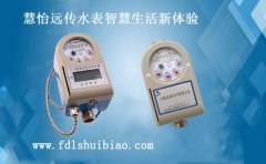 家用远传水表“智能用水”新体验